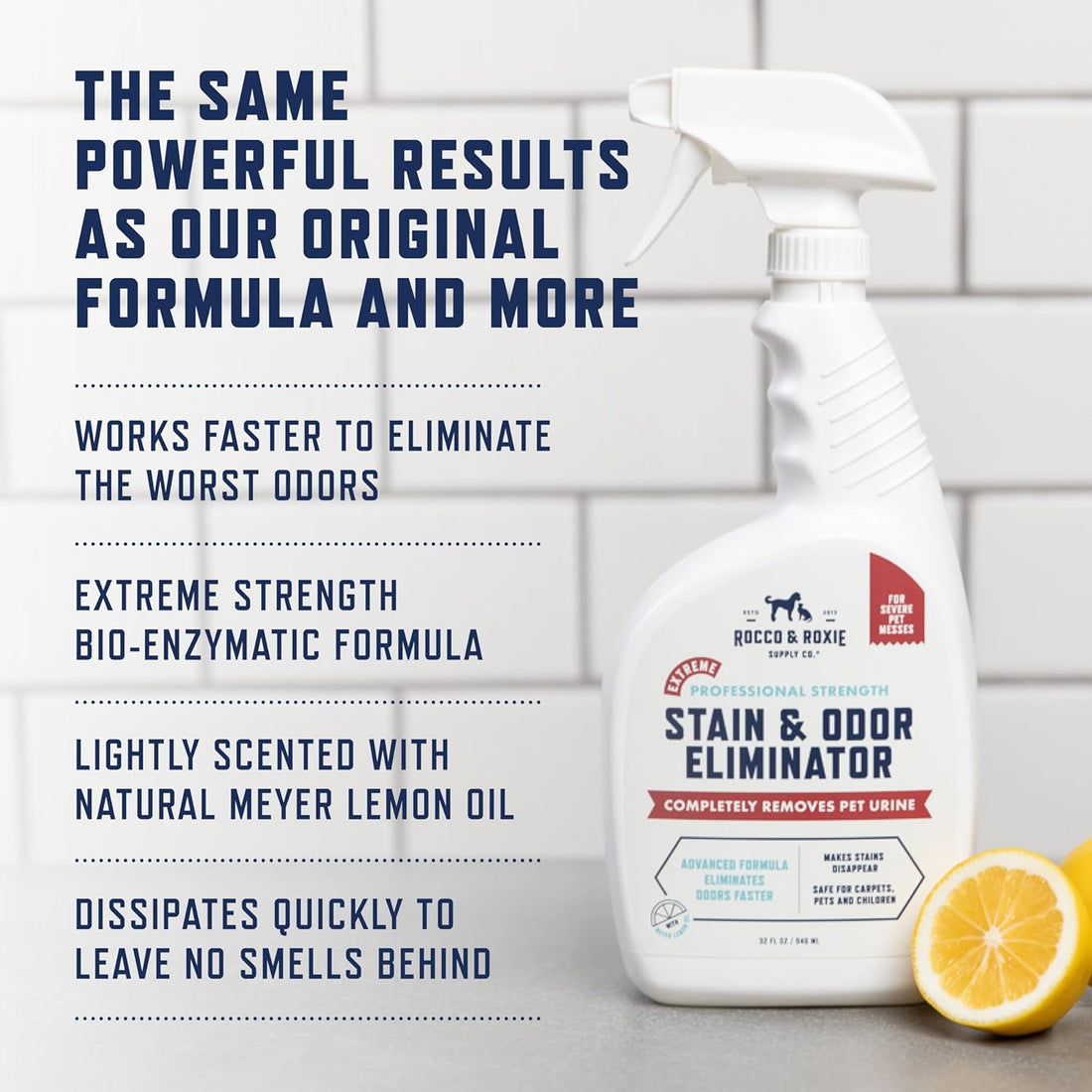 Rocco & Roxie Extreme Enzyme Stain & Odor Eliminator Spray