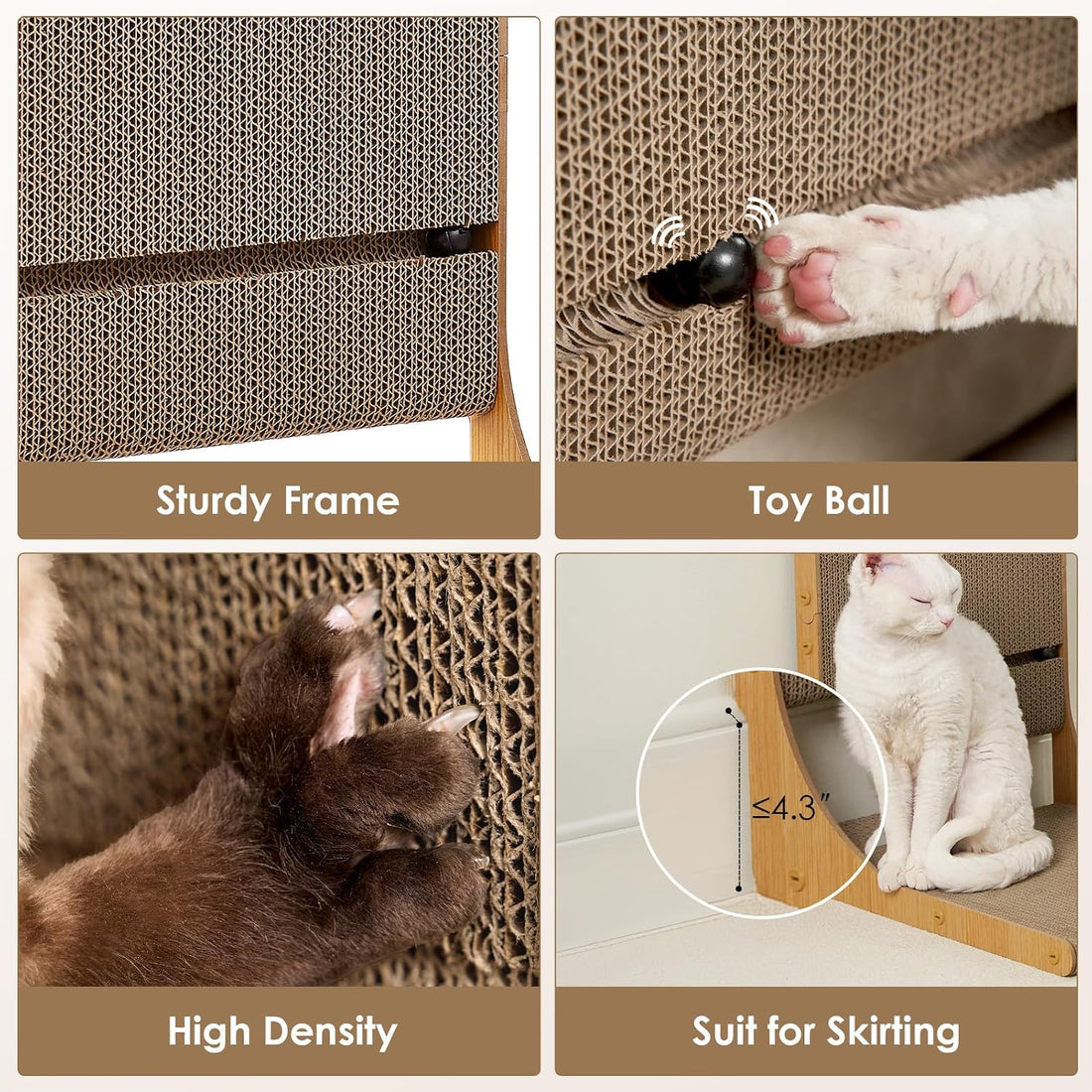 EHEYCIGA 2-Pack Cat Scratcher