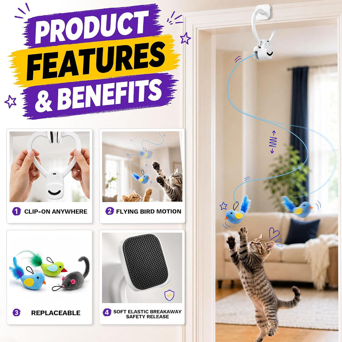Interactive Cat Toys for Indoor Cats