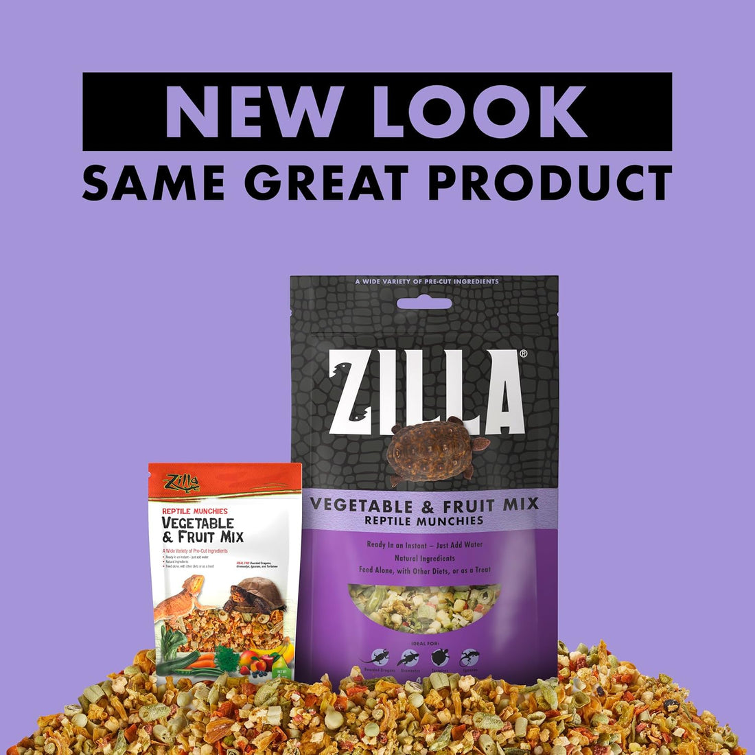 Zilla Reptile Munchies Vegetable and Fruit Mix 4 oz.