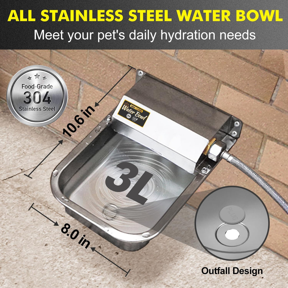 Automatic Water Dispenser for Dogs