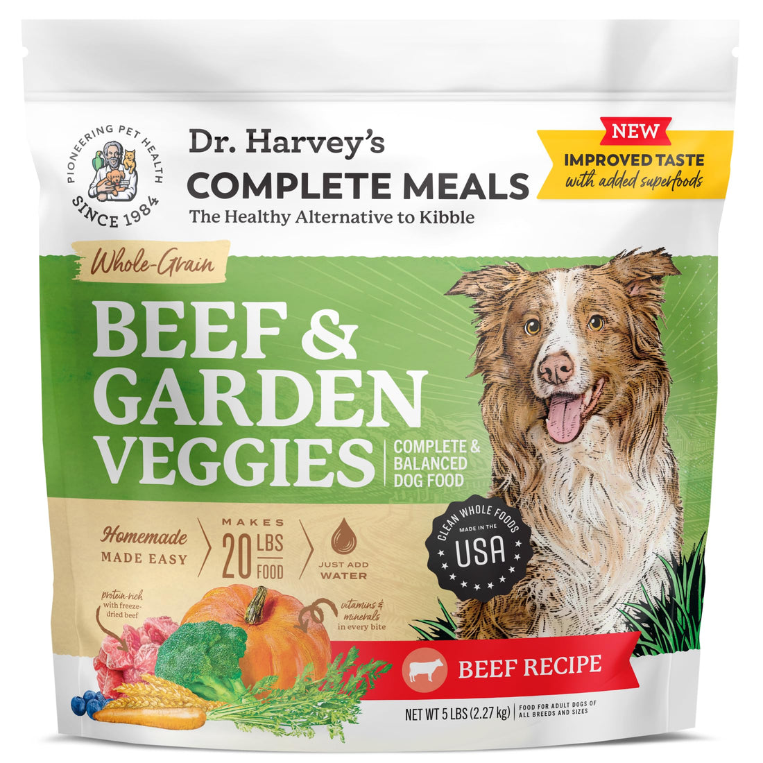 Dr. Harvey's Beef & Garden Veggies Dog Food
