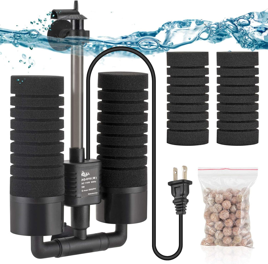 AQQA Electric Sponge Filter for Aquarium