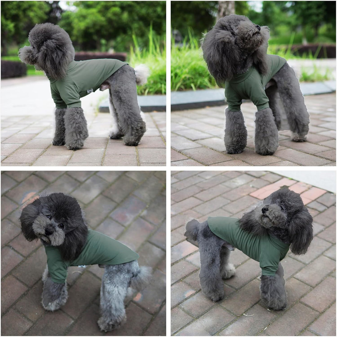 LoveLongLong Spring Summer Cooling Dog T-Shirt with UV Protection