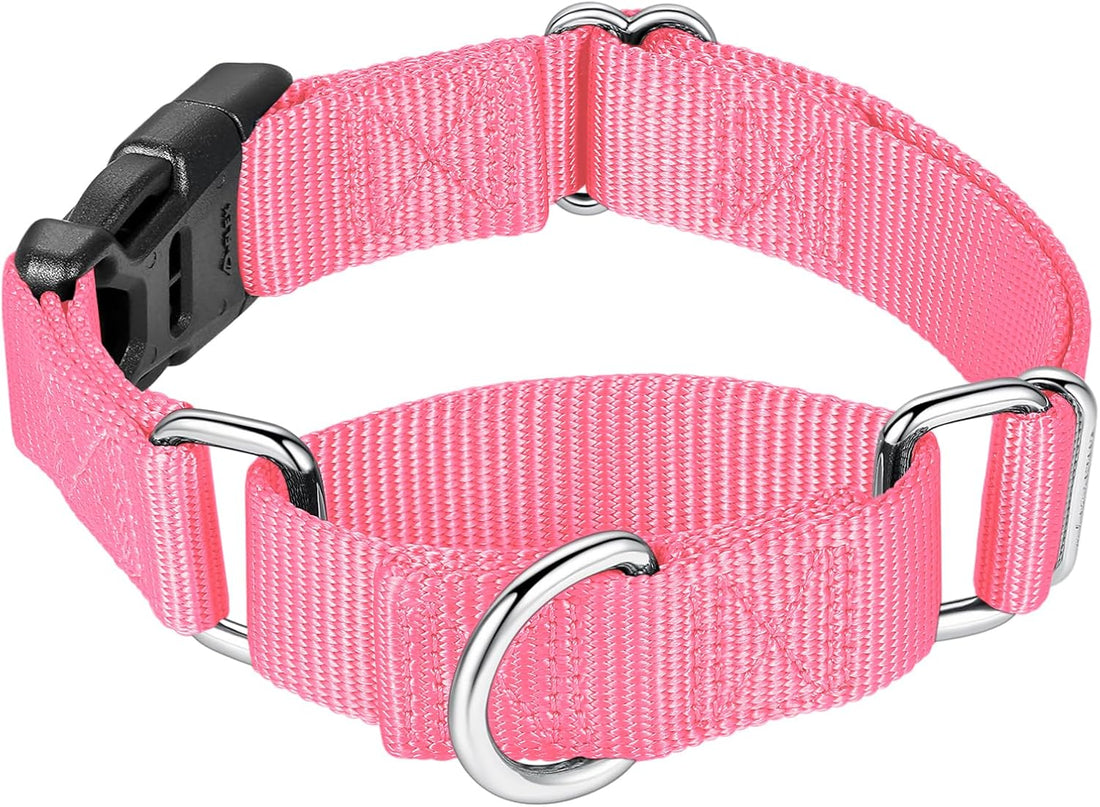 Mikivery Martingale Collar for Dogs Nylon Dog Collar with Quick