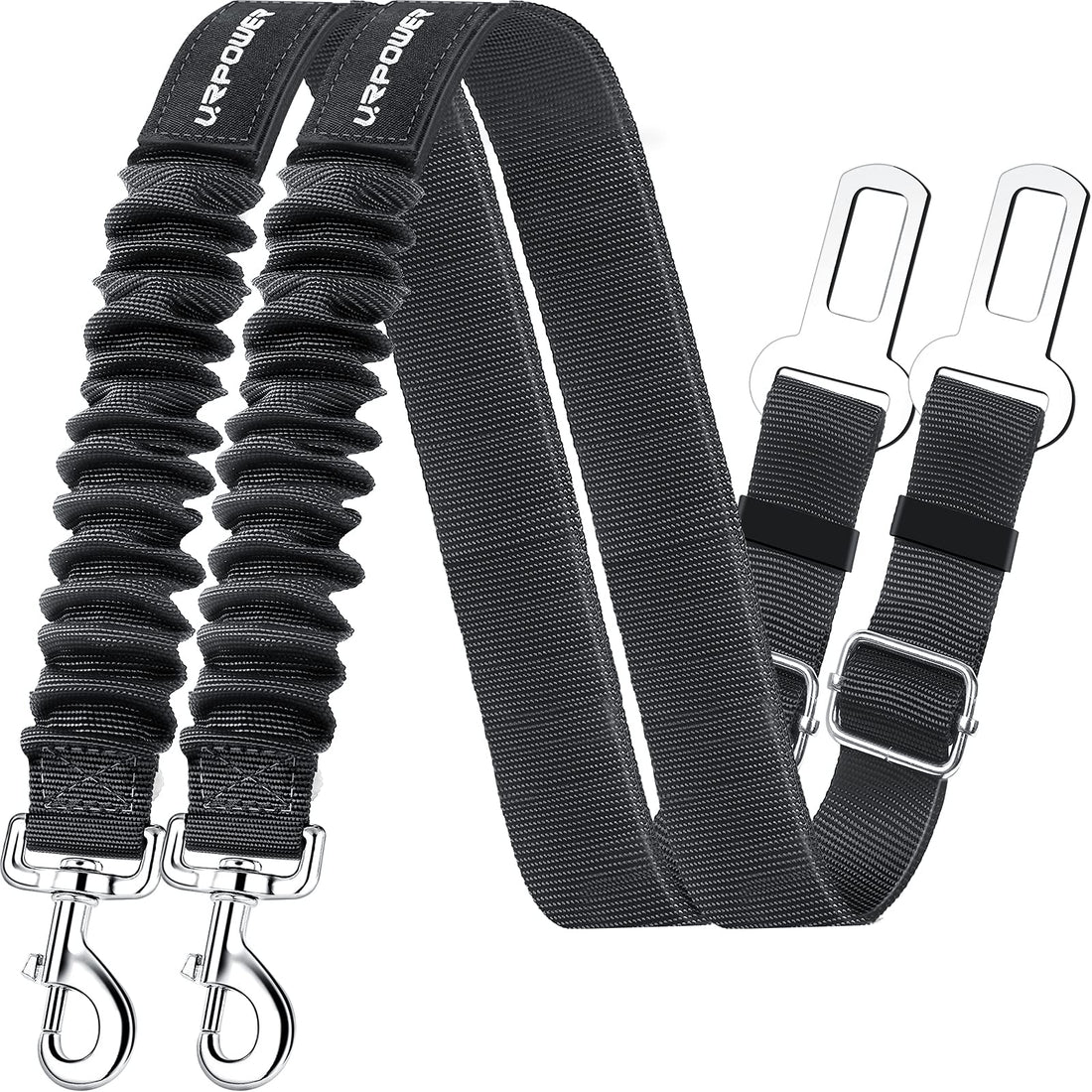 URPOWER 2 Pack Dog Seat Belt
