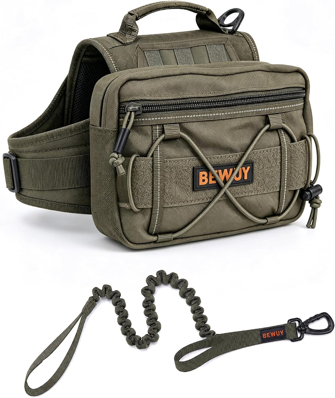 Tactical Dog Backpack for Medium Large Dogs