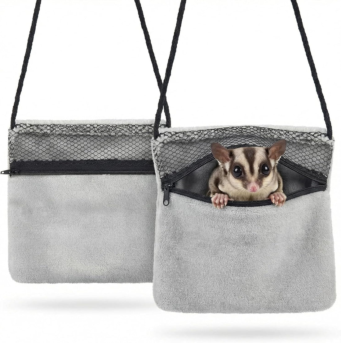 Sweetude 2 Pcs Sugar Glider Pouch Breathable Carrying Bonding Pouch