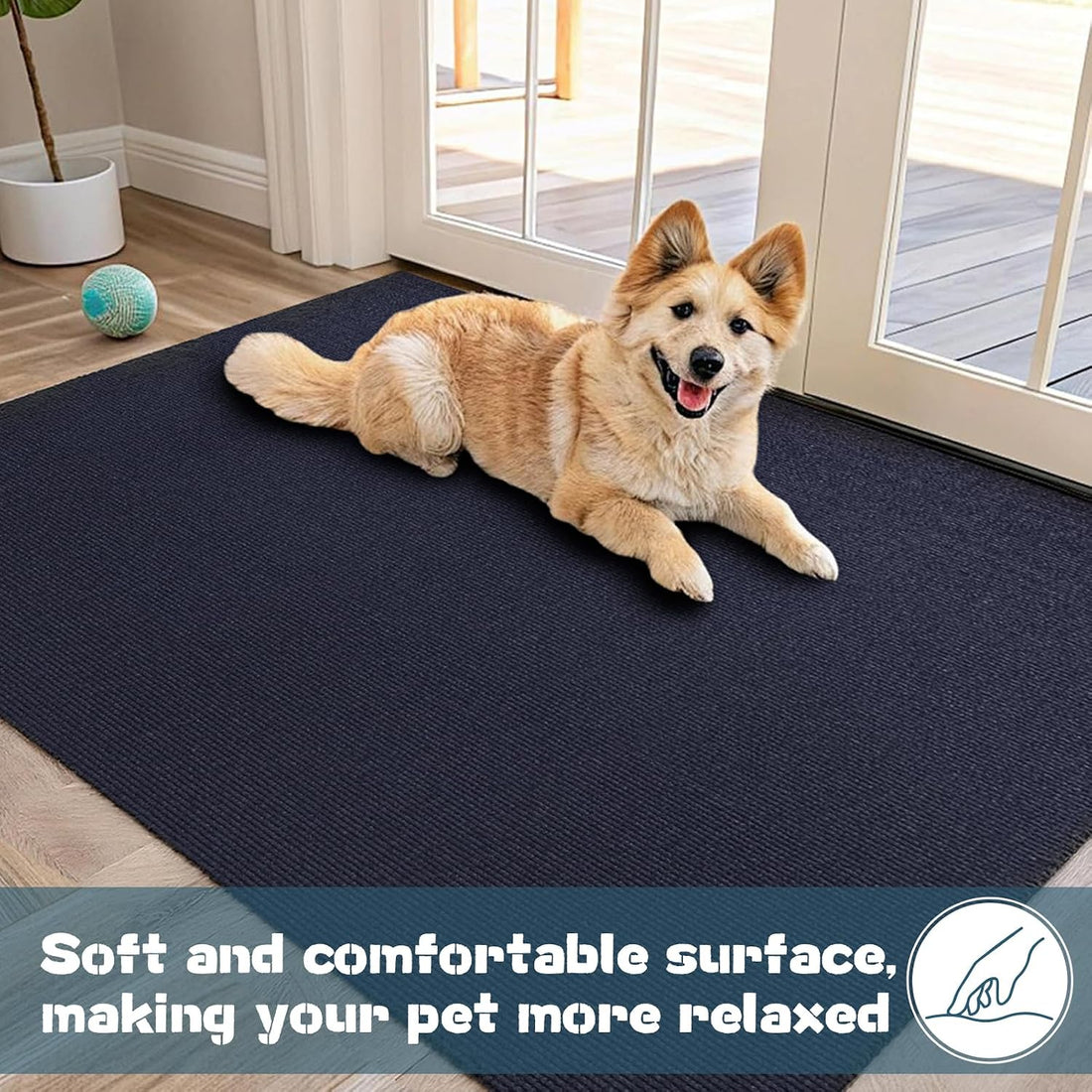 32" X 50" X 0.23'' Waterproof Mat for Under Dog Crate