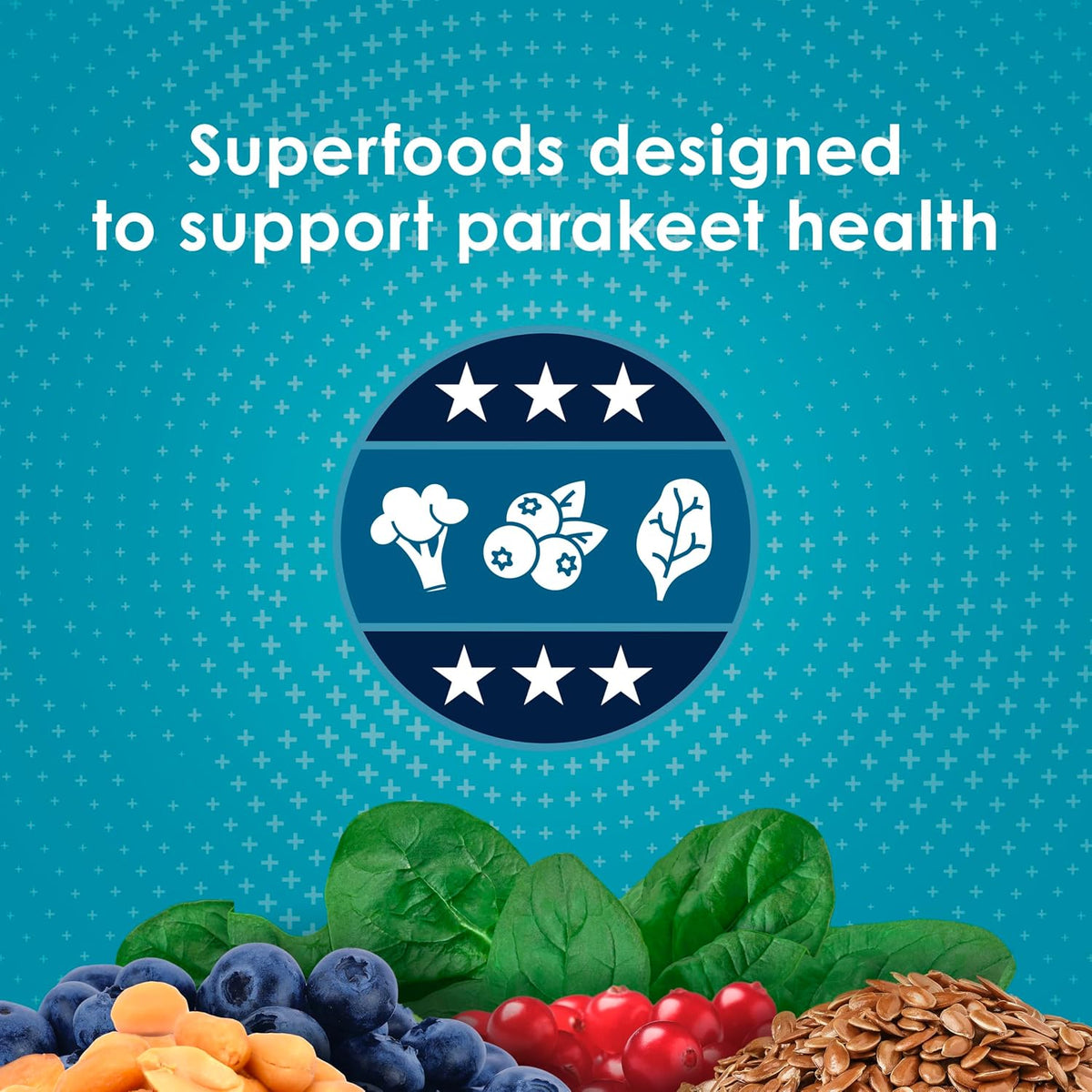 Kaytee Forti-Diet Pro Health Nourish+Protect Parakeet Food, 2 Pounds