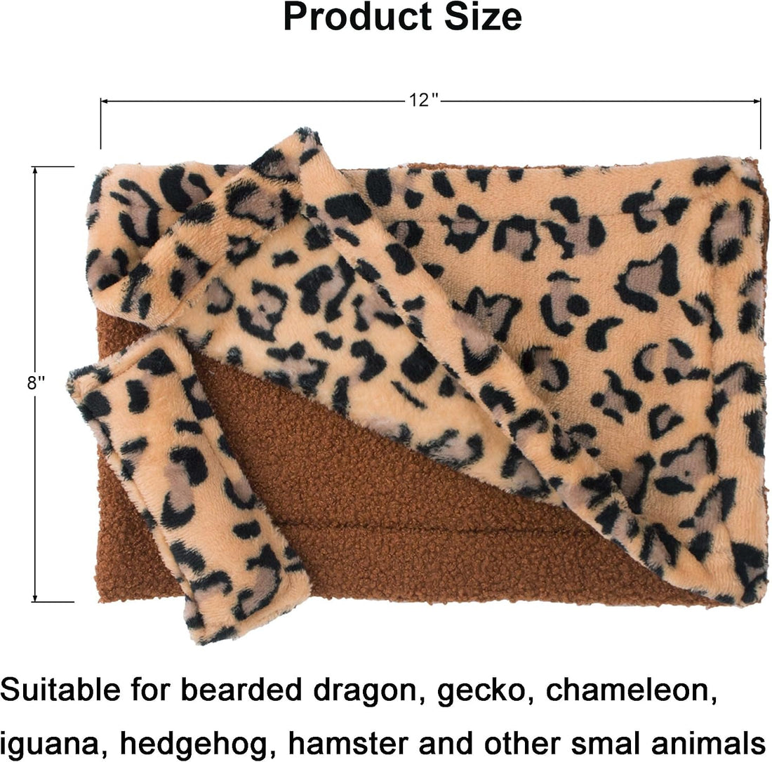 ADOGGYGO Bearded Dragon Bed Blanket Pillow Set