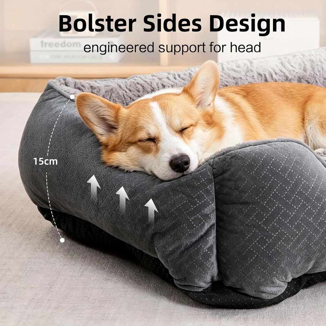 Dog Bed for Small Dogs Washable, Super Soft Durable Cat Bed