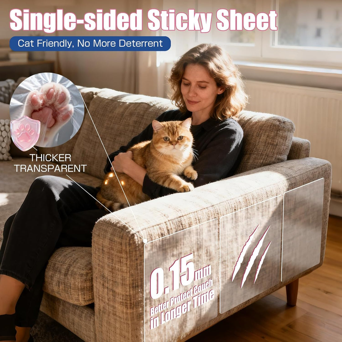 12PCS Cat Scratch Furniture Protector