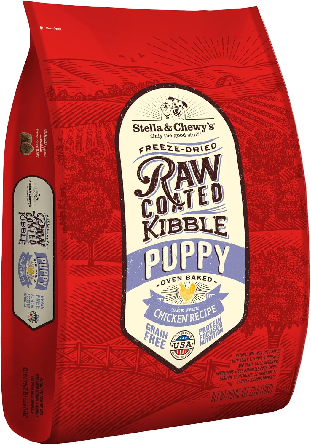 Stella 3.5Lb Raw Coated Puppy Kibble