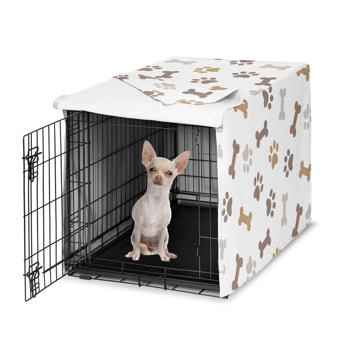 Sweet Jojo Designs 24in. Small Dog Crate Cover Pet Cage, Kennel Covers