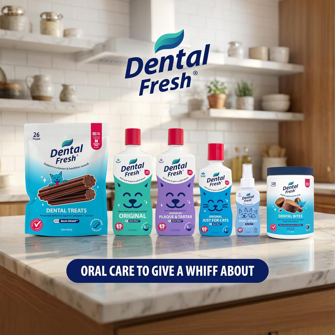 Dental Fresh Cat Water Additive, Tuna Flavor Dental Care