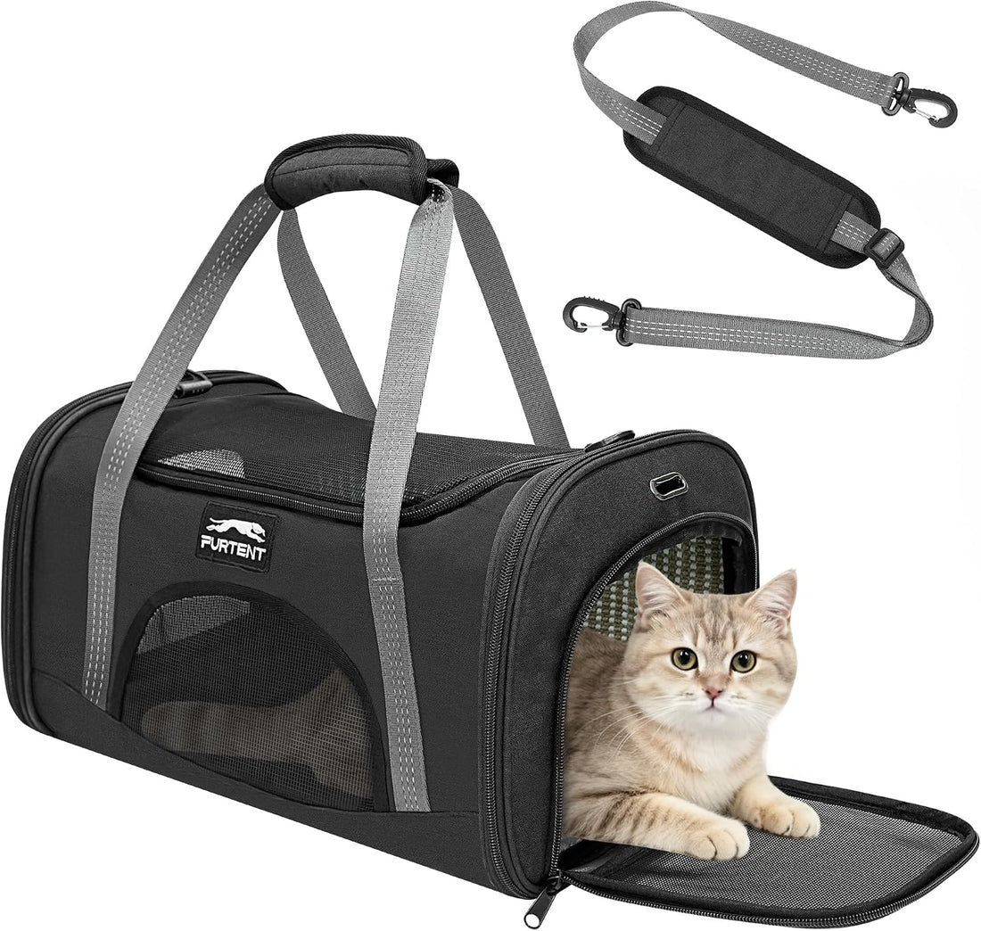 Soft Sided Cat Carrier Airline Approved Pet Travel Bag for Pet Up