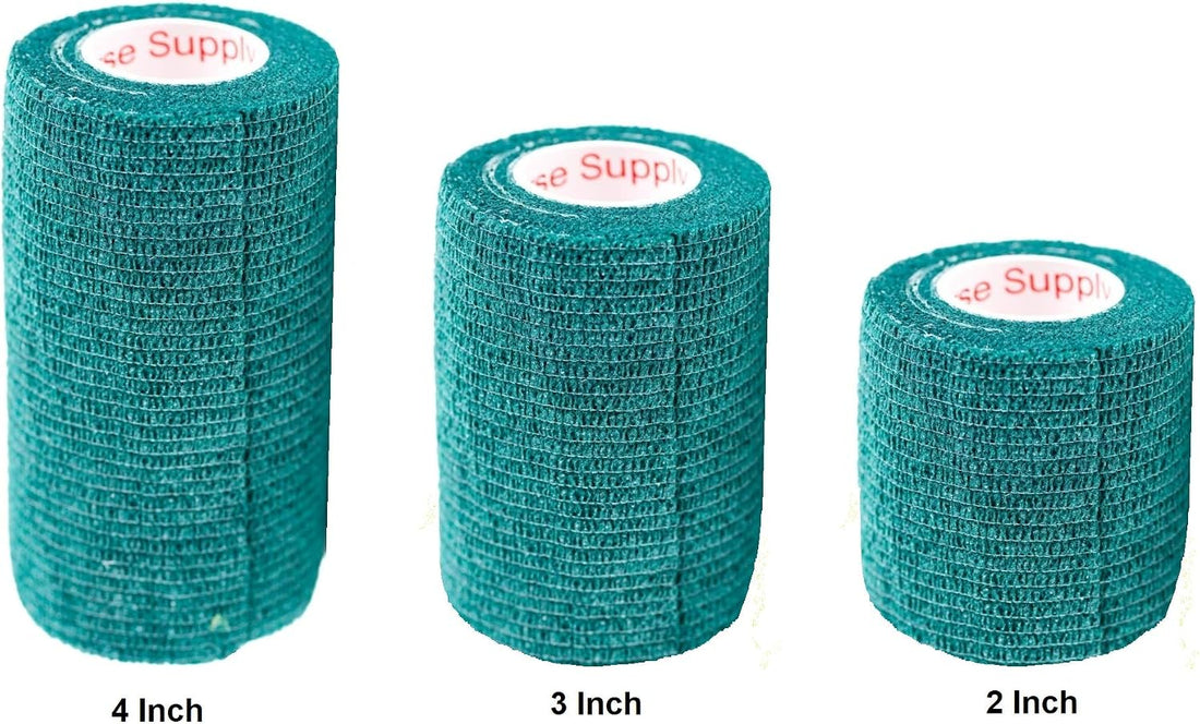 2 Pack Premium Vet Wrap - Self Adhesive Bandage Wrap & Athletic Tape