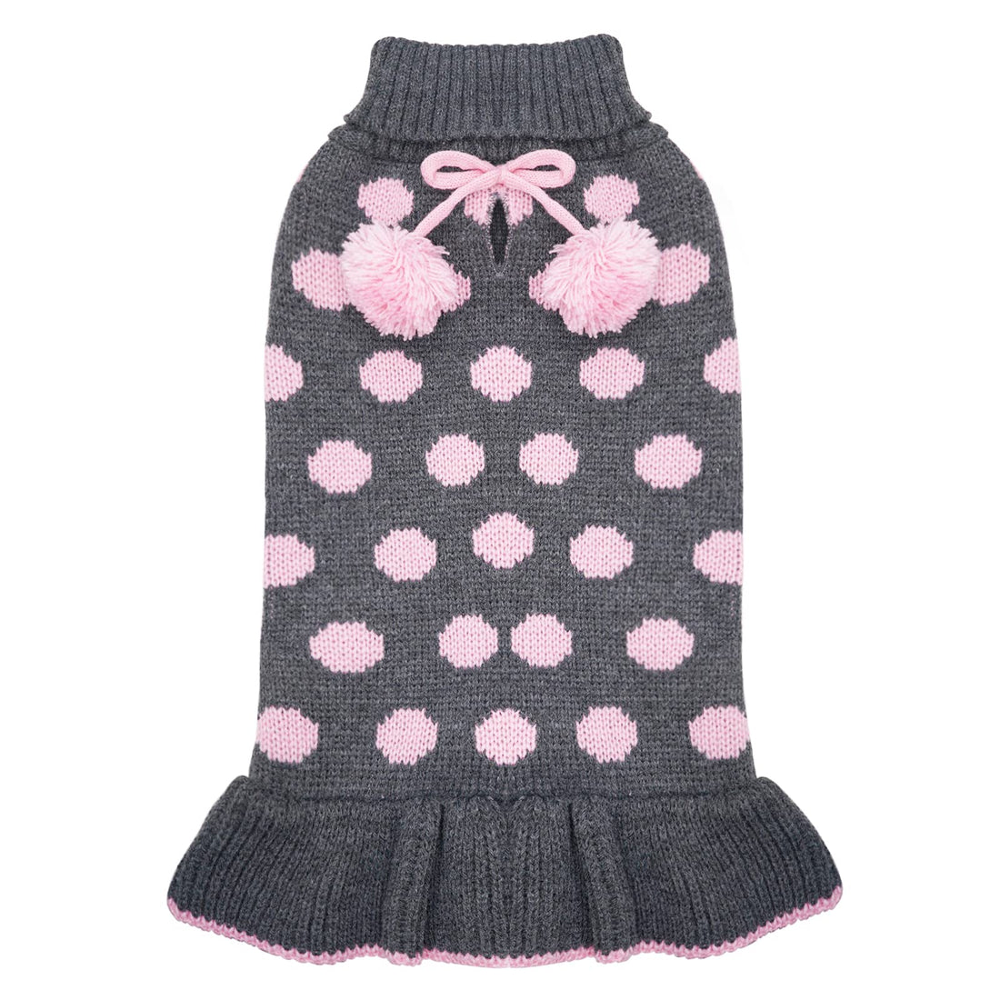 KYEESE Dog Sweaters with Leash Hole for Small Dogs Turtleneck Dog