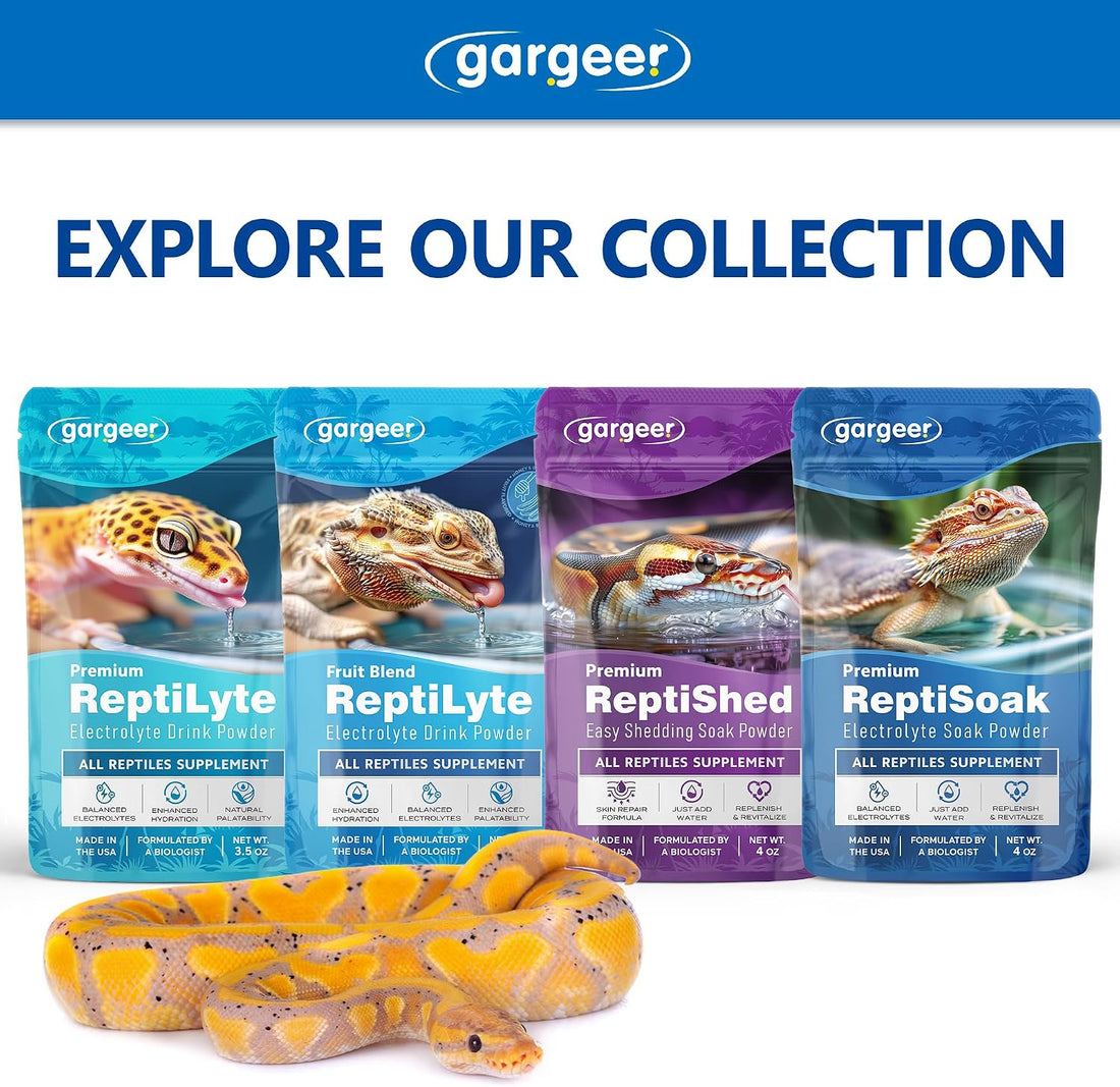 Gargeer Premium ReptiSoak Electrolytes SOAK for Reptiles