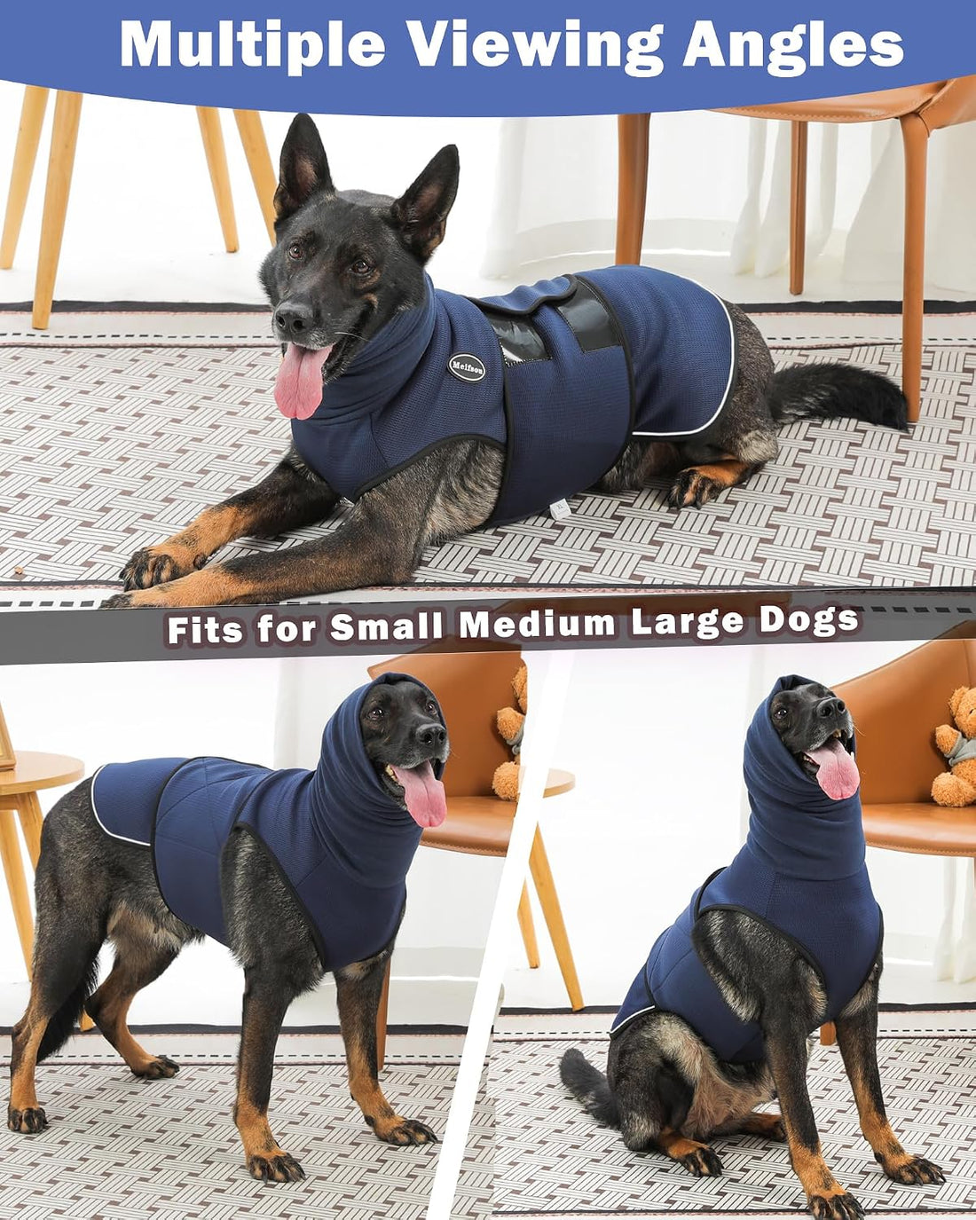 Meifsou Dog Anxiety Vest with Hood