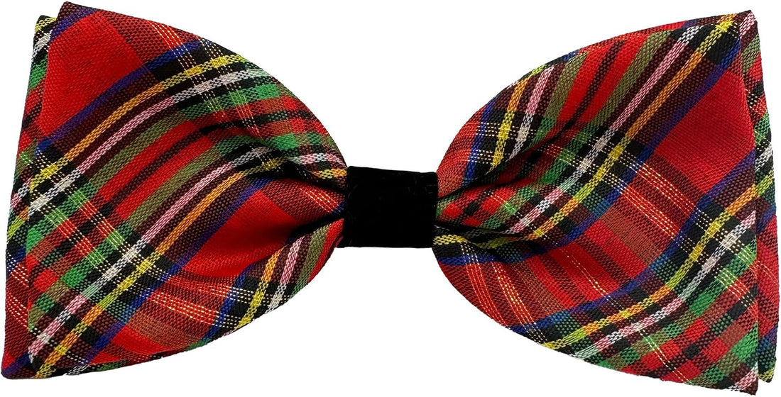 Huxley & Kent Pet Bow Tie for Dogs & Cats, Scottish Check