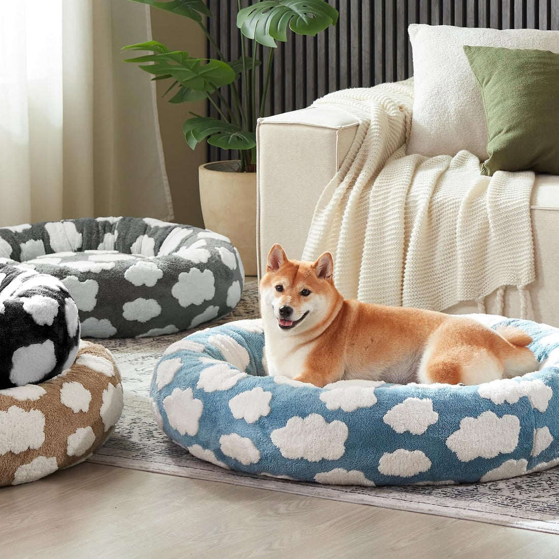 JOEJOY Donut Dog Bed Medium Size Dog
