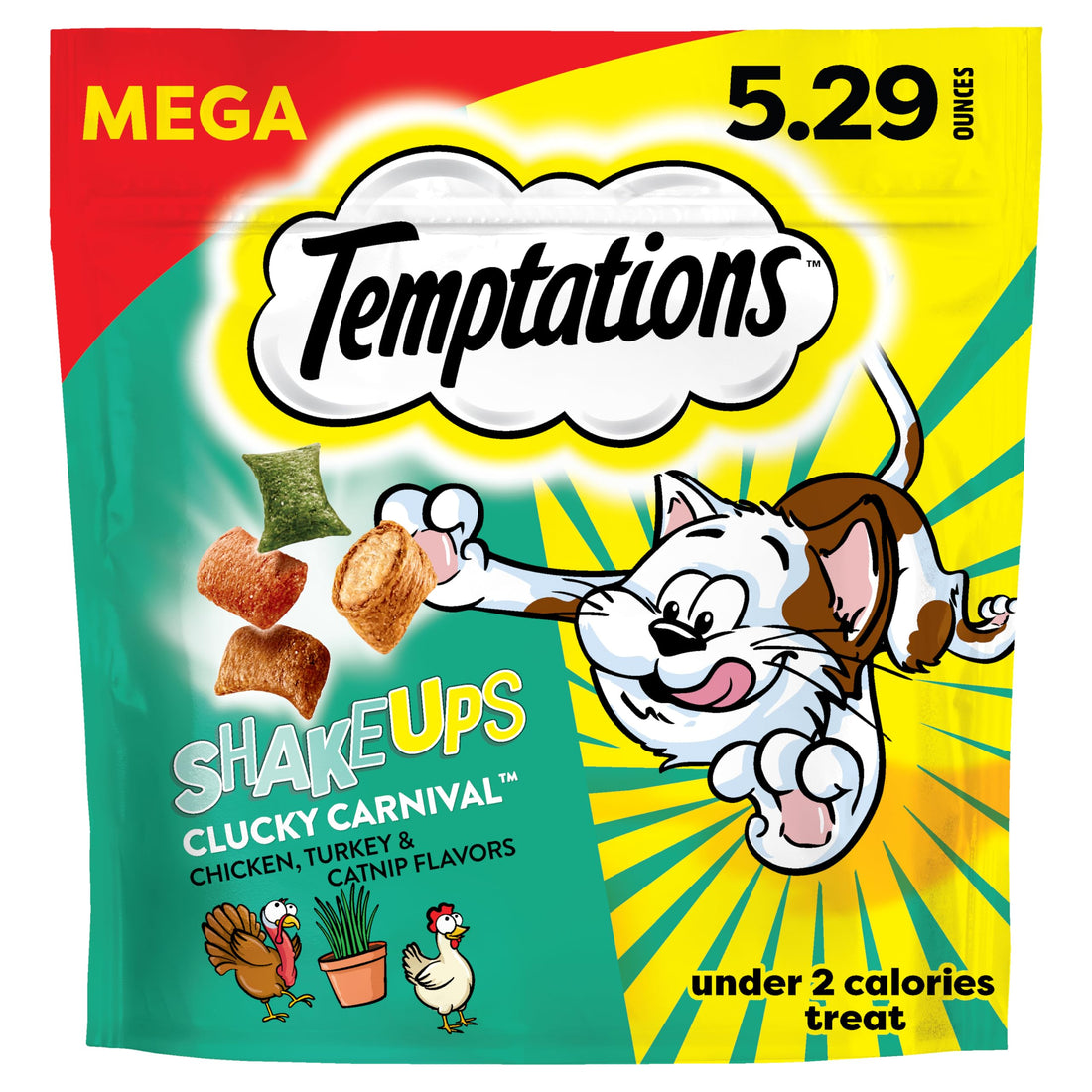 Temptations Cat Treat ShakeUps, Crunchy and Soft Cat Treats