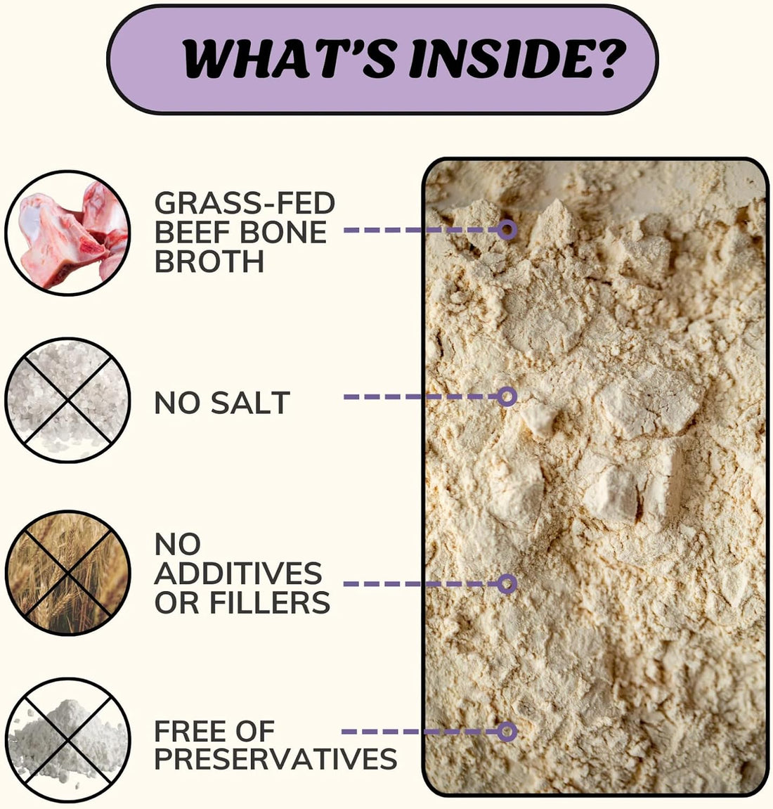 Fido's Grass-Fed Beef Bone Broth for Dogs 7oz with 94% Protein
