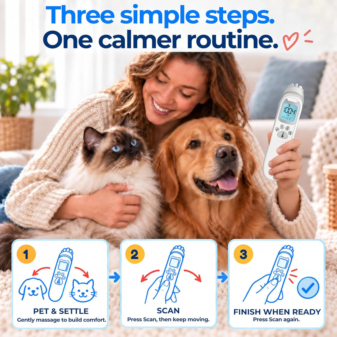Non-Contact Pet Thermometer for Dogs and Cats