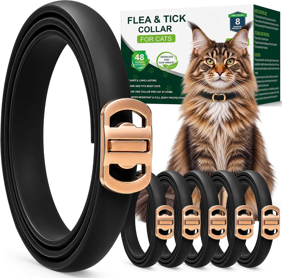 6 Packs Flea and Tick Collar for Cats