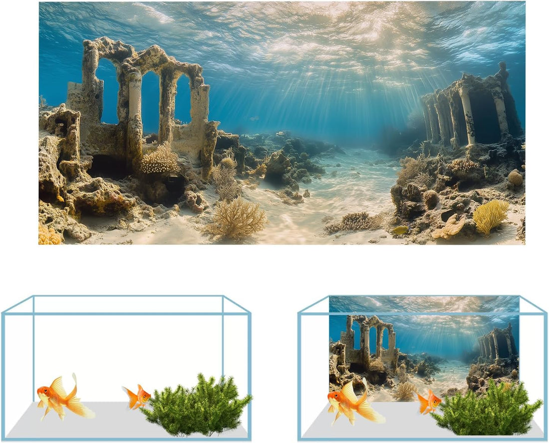 COMSUN 3 PCS Aquarium Background