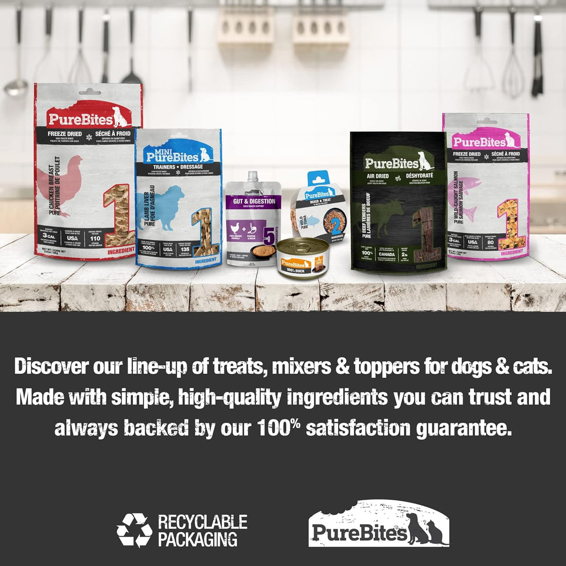 PureBites Duck Pate for Cats, 2.5 oz, Case of 12