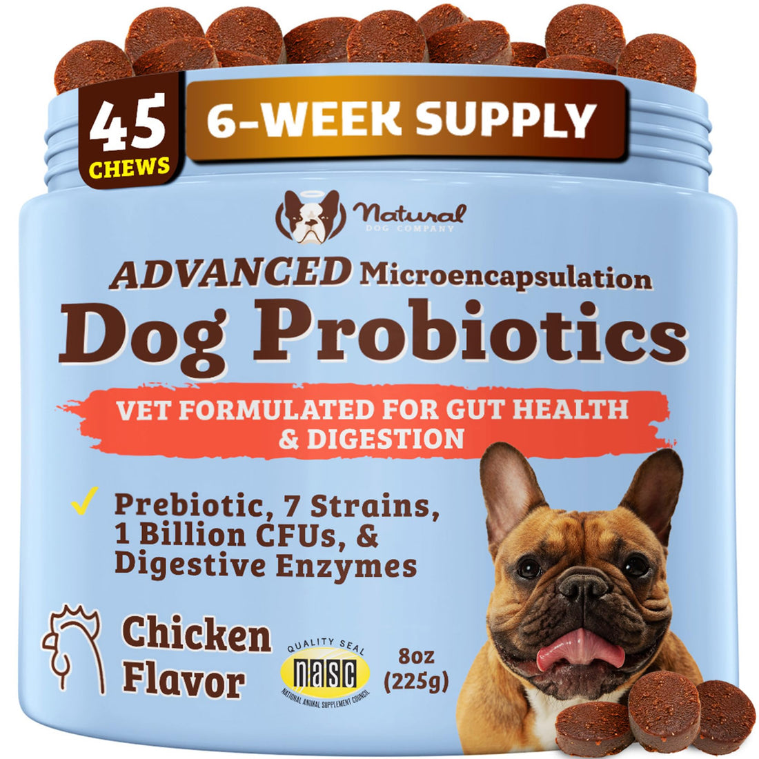 Natural Dog Company Probiotics for Dogs