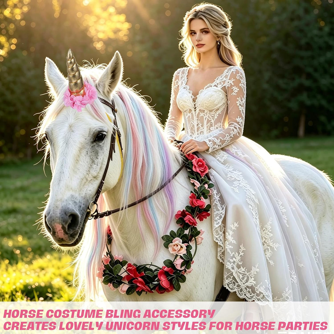 12Pcs Horse Accessories for Real Horses