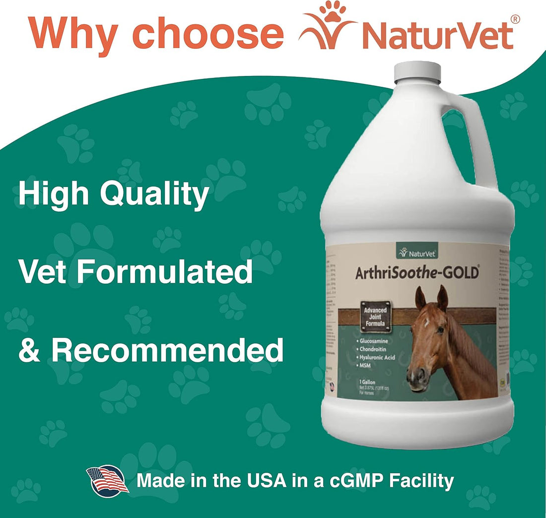 NaturVet ArthriSoothe-Gold Advanced Equine Glucosamine Joint