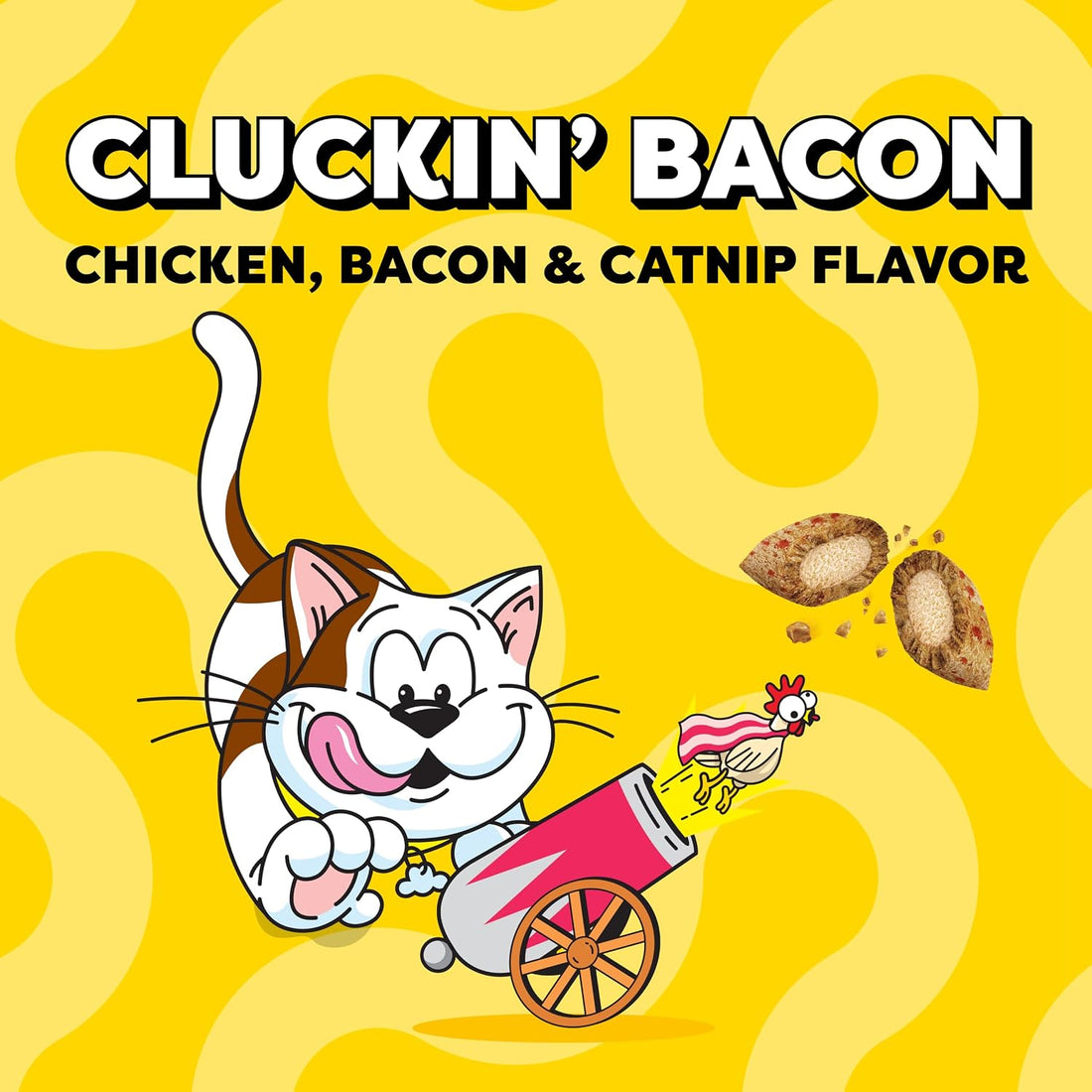 Temptations Wacky Blasts Cat Treats, Cluckin’ Bacon Flavor