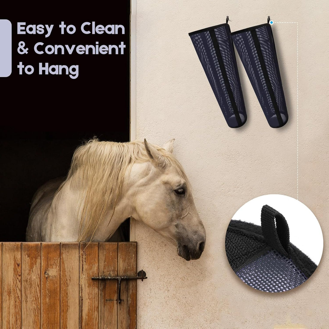 Fly Boots for Horses Set of 4 – Innovative Curved-Edge Design