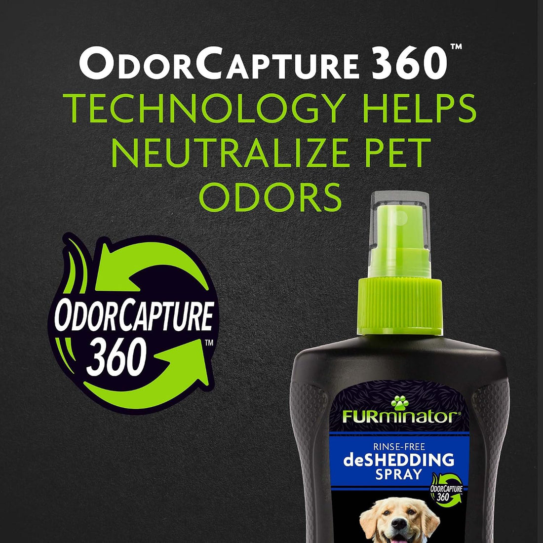FURminator Rinse-Free deShedding Spray for Dogs