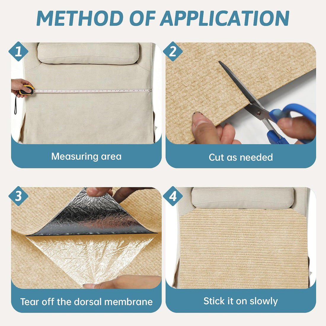 Heavy Duty Cat Scratch Mat for Couch