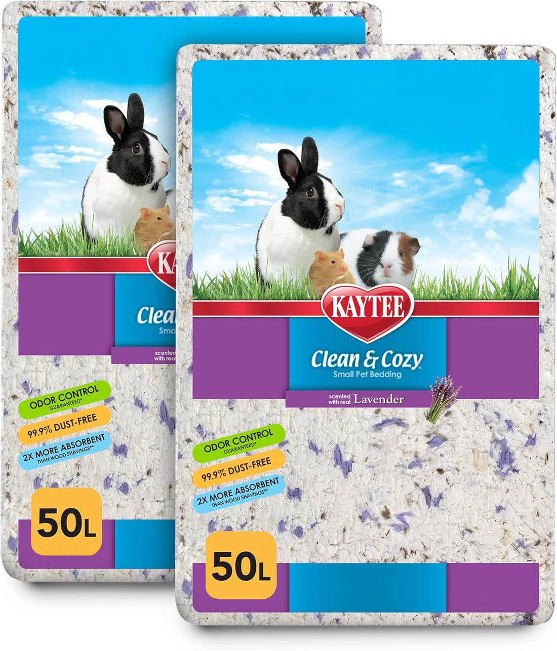 Kaytee Clean & Cozy Lavender Paper Bedding for Guinea Pigs