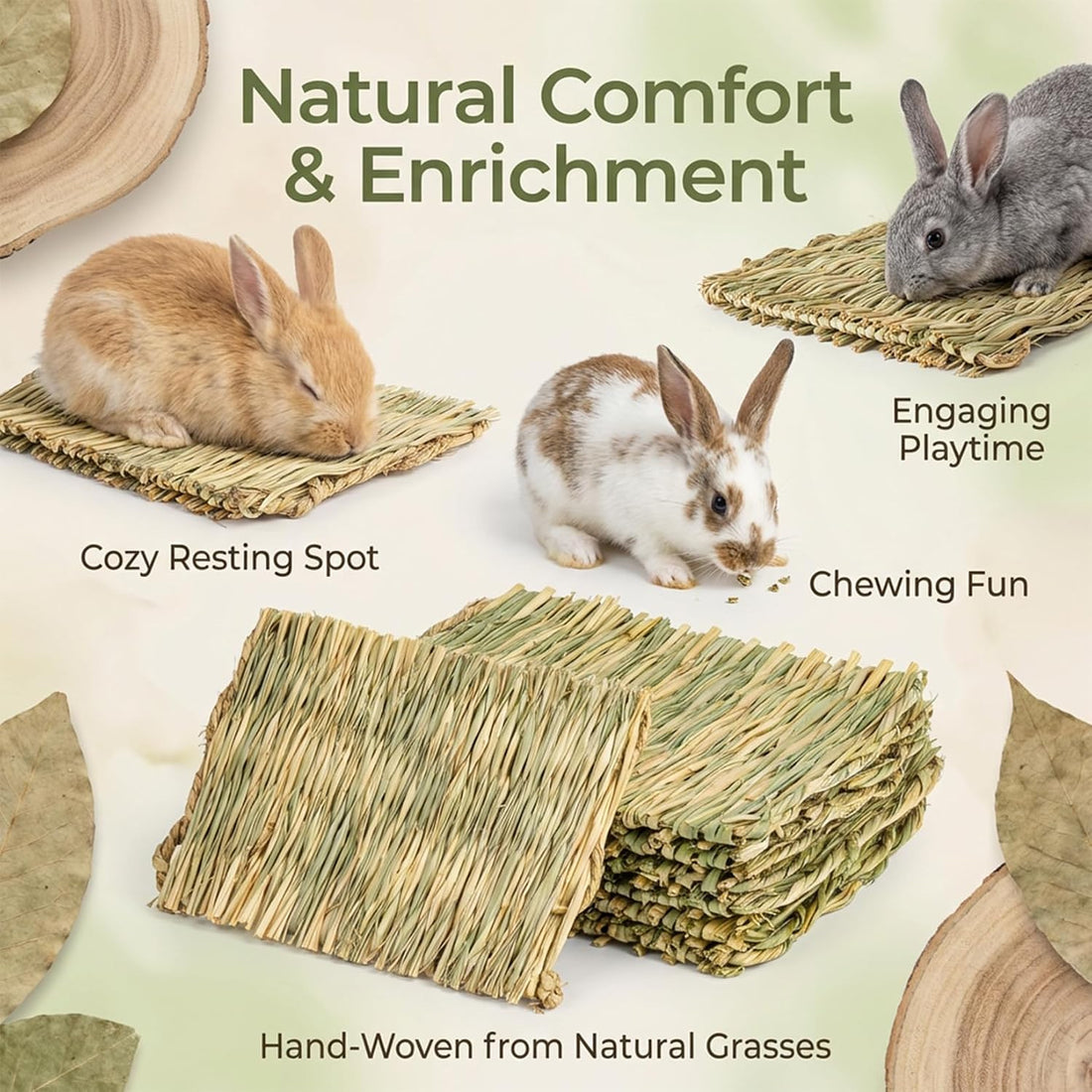 Sukh Bunny Mat, Grass Mats for Rabbits
