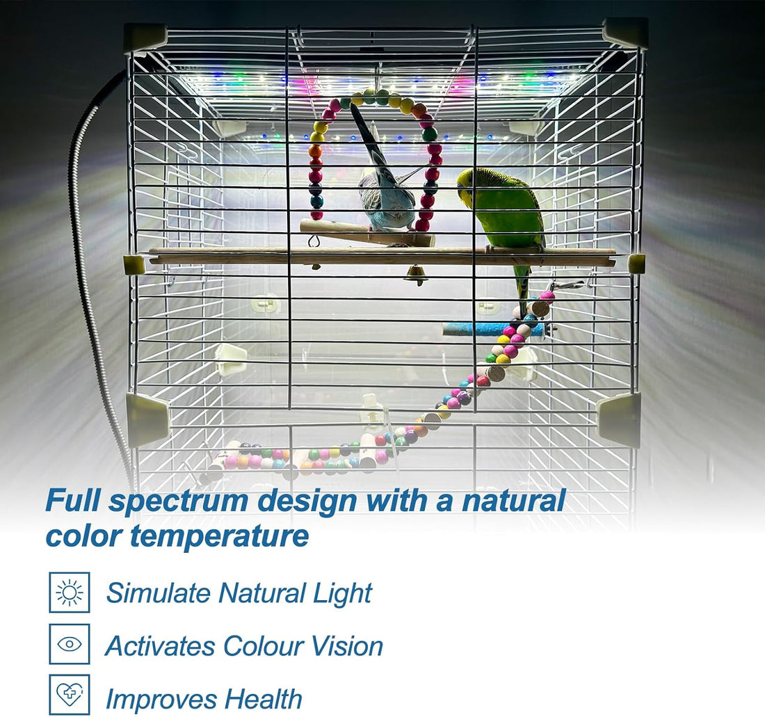 Bird Cage Light,Bird Lamp,Bird Lighting Timed Lighting Off,Full