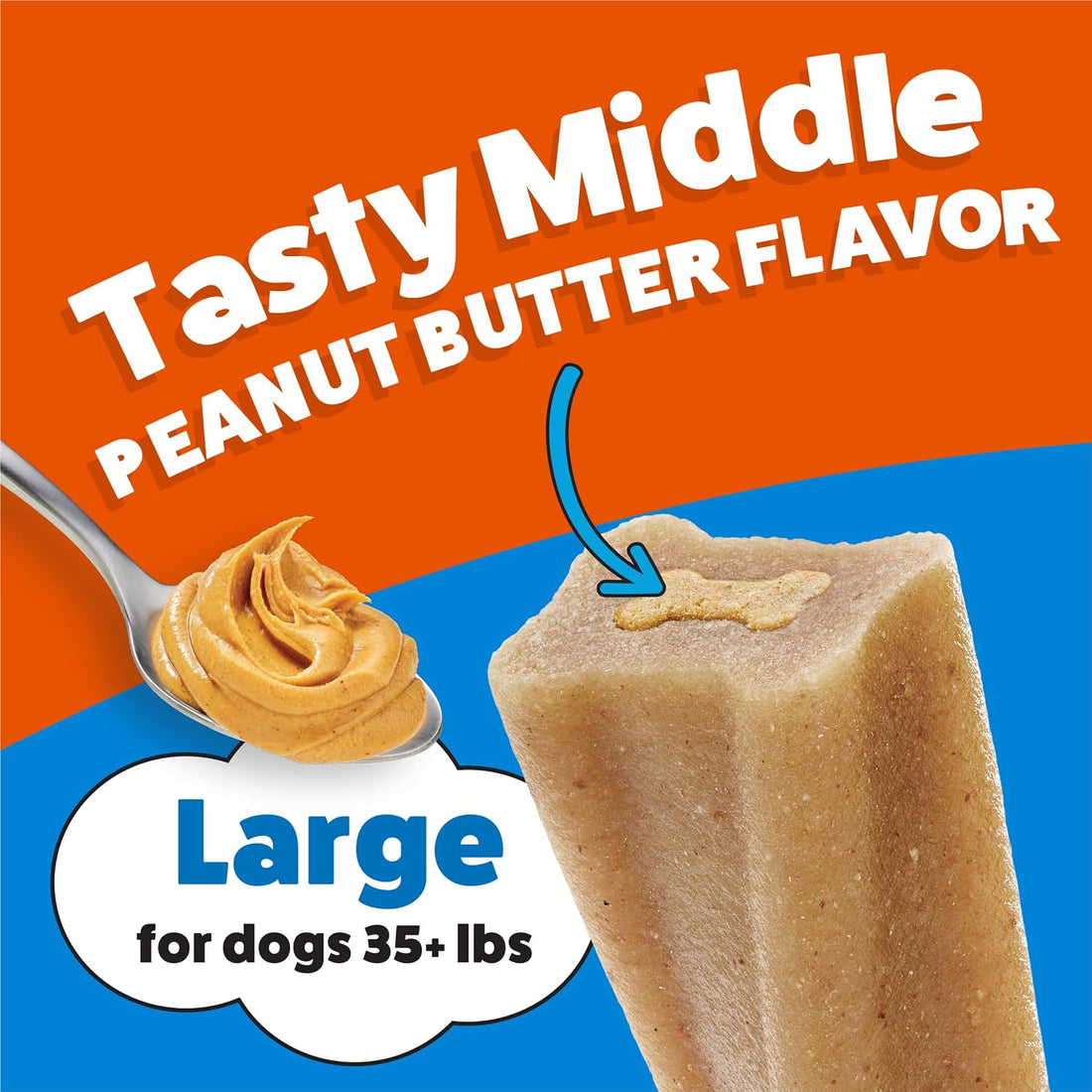 Purina Busy Bone Large Dog Chew Treats, Peanut Butter Flavor