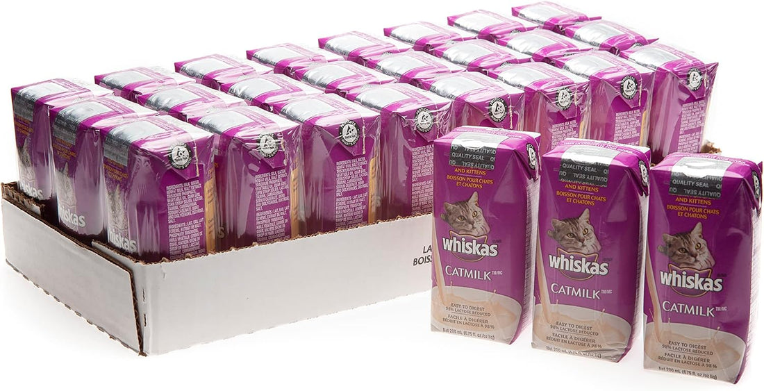 Whiskas Catmilk Plus Drink for Cats and Kittens, 6.75 oz, 8 count