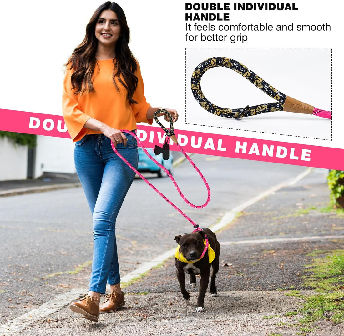 lynxking Slip Lead Dog Leash Reflective