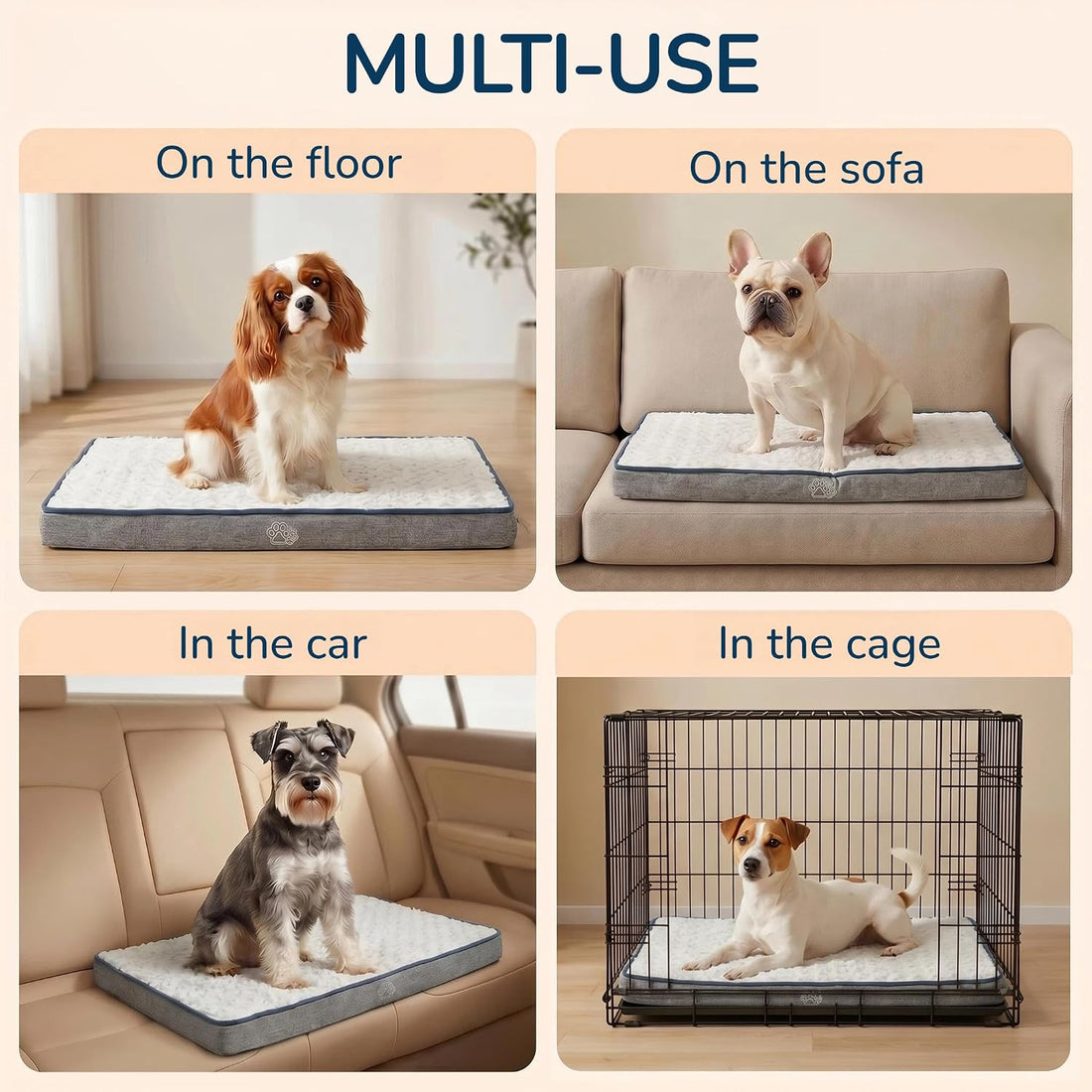 EMPSIGN Reversible Dog Bed Mat