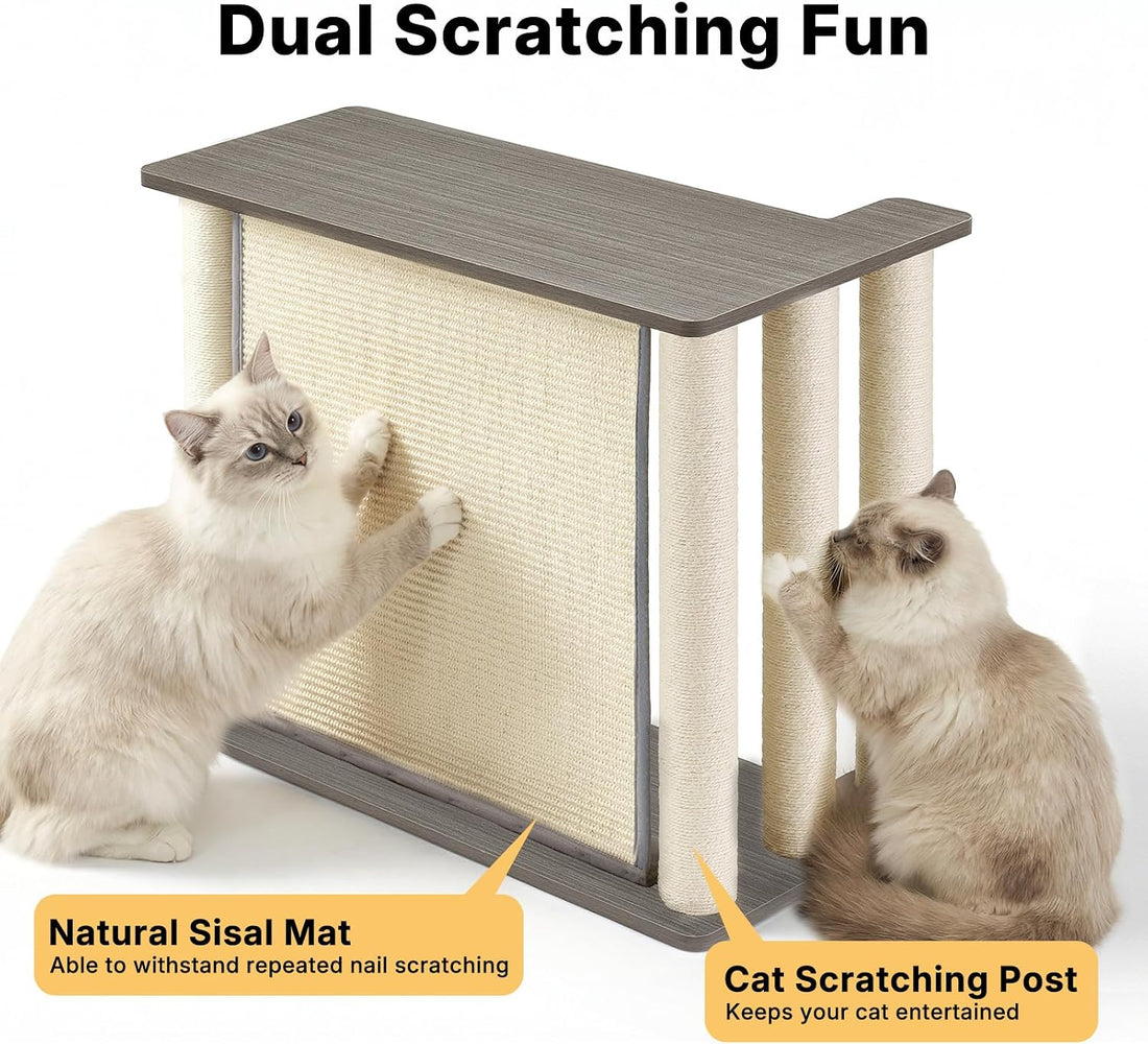 Veehoo Cat Scratcher Side Table for Couch, Sofa Protector End Table