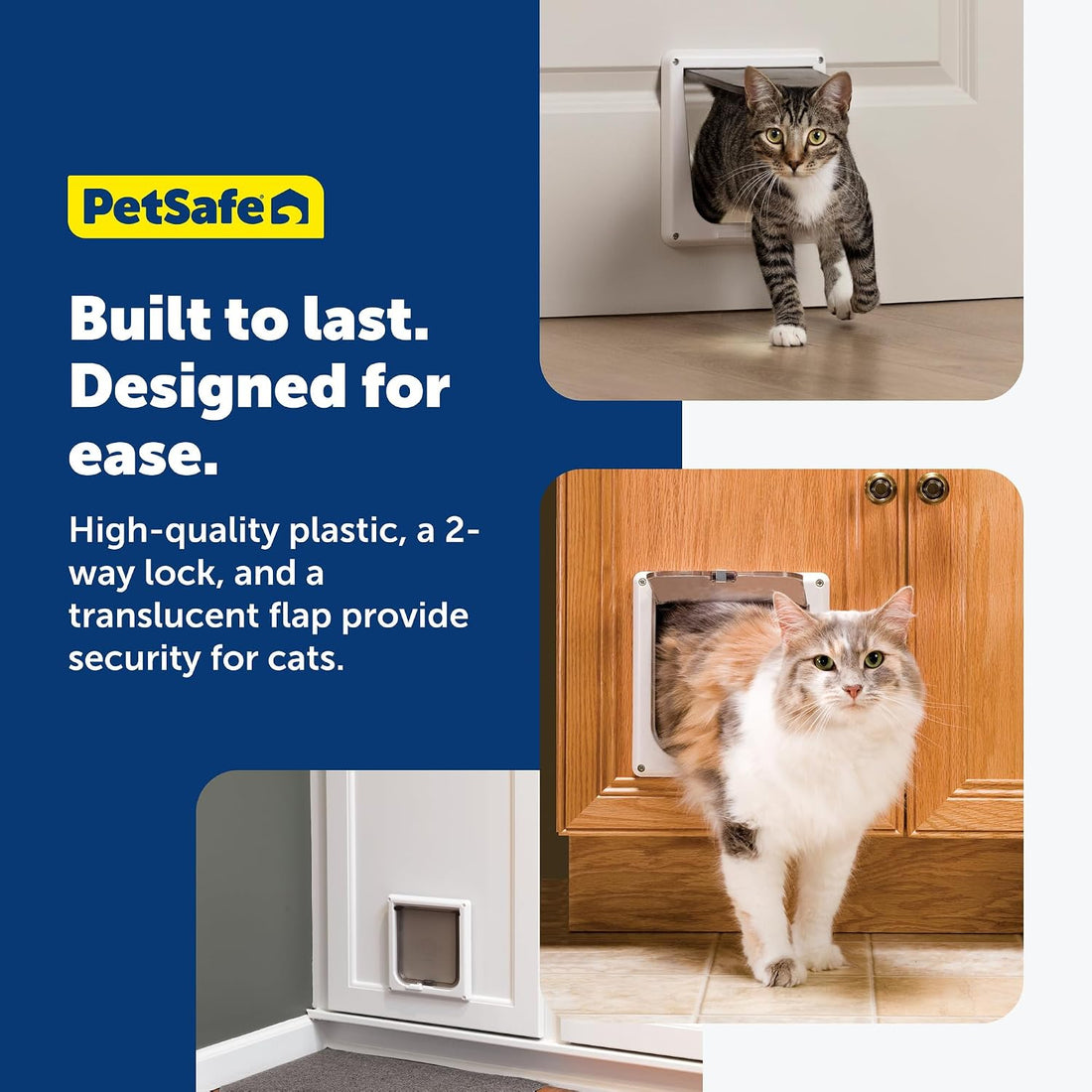 PetSafe Interior Cat Door – 4-Way Lock Option
