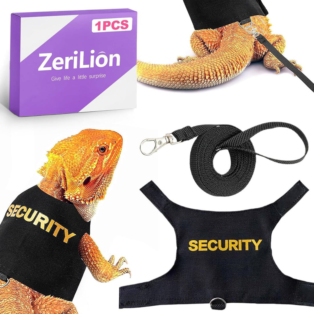 Bearded Dragon Harness & Leash Kit